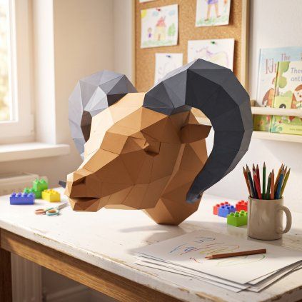 Beran – papírový 3D model PaperTime