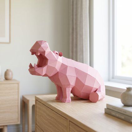 Hroch – papírový 3D model PaperTime