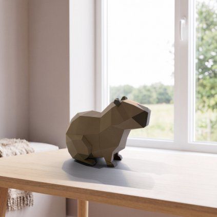 Kapybara – papírový 3D model PaperTime