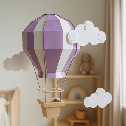 Horkovzdušný balón Mini – papírový 3D model PaperTime