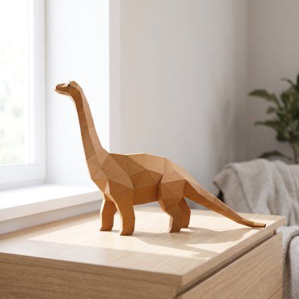 3D dinosaurus – papírový 3D model PaperTime