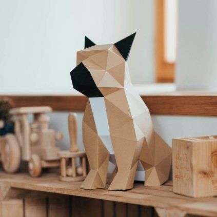 Buldoček – papírový 3D model PaperTime