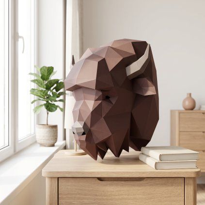 Bizon – papírový 3D model PaperTime