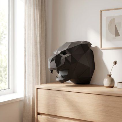 Černá pantera – papírový 3D model PaperTime