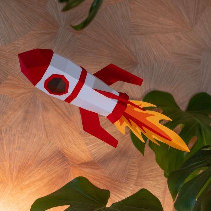 Raketa – papírový 3D model PaperTime