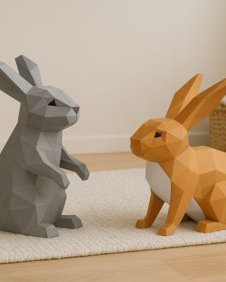 Měkcí, milí a papírově dokonalí! 🐇 Naši Kralíci jsou ideální pro tvořivé odpoledne s dětmi. Složíte je snadno a výsledek...