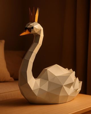 Jemnost, klid a kapka romantiky. 🦢 Naše Labuť z papíru je ideální tvoření na dlouhé večery. Vypadá nádherně a zvládne ji...