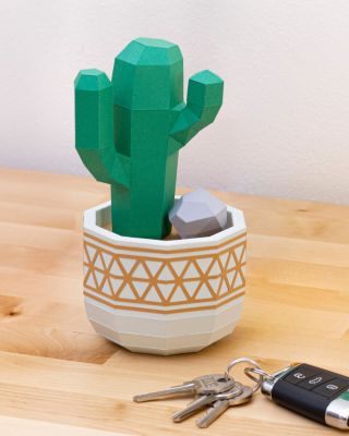 🌿 Mexická pohoda na tvém stole. Papírový kaktus San Pedro ozdobí každou poličku a nikdy nezvadne. Jednoduchý, hravý a...