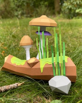 🍄 Kouzelný les u vás doma Papírové houbičky nejsou jen originální dekorace – jsou to i podpora dobré věci. Objev přírodu v...